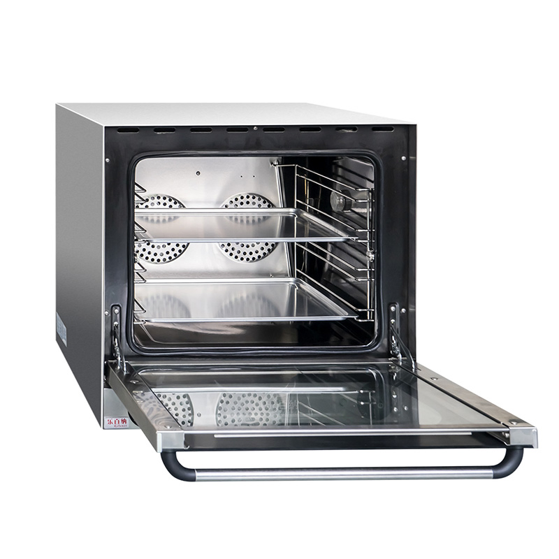 فرن كهربائي تجاري معتمد بسعة 62L مع convection لتحميص الخبز مع 4 صينية At39 H90 معدات المخابز (YSD-1AE)