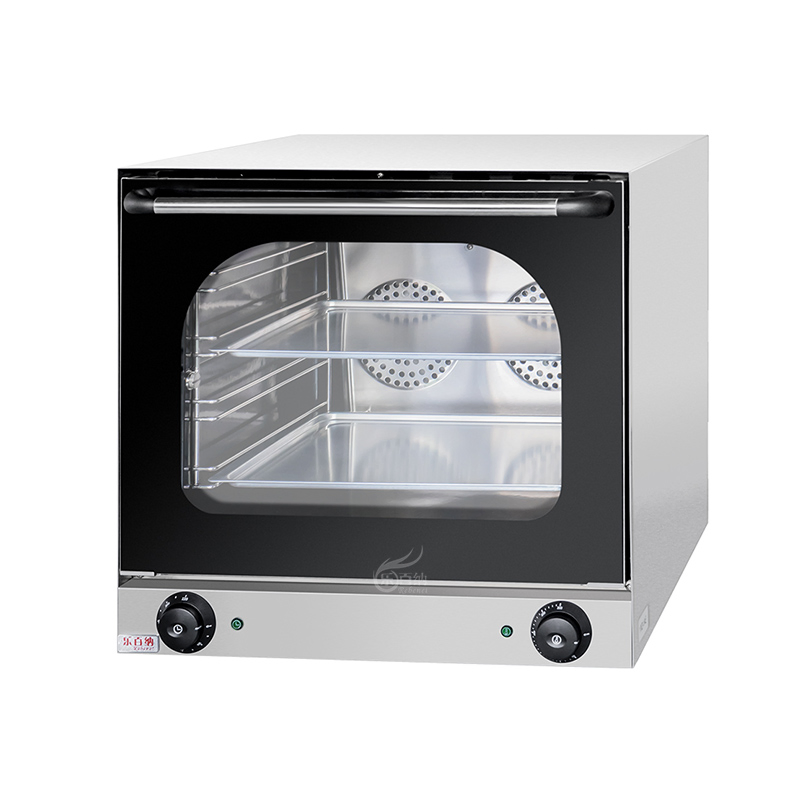 فرن كهربائي تجاري معتمد بسعة 62L مع convection لتحميص الخبز مع 4 صينية At39 H90 معدات المخابز (YSD-1AE)