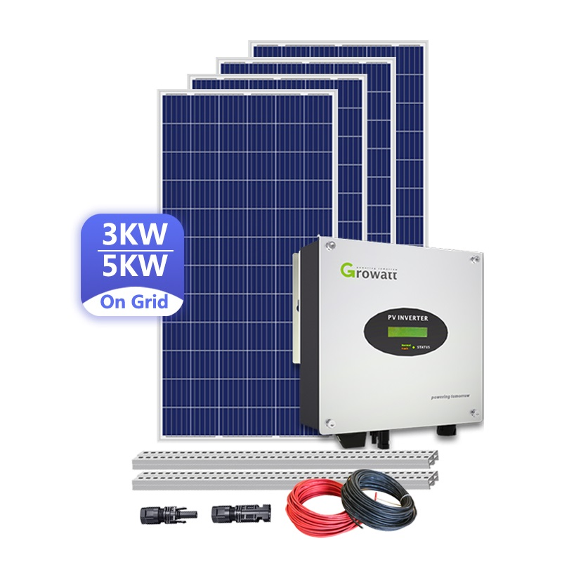 مجموعة ألواح الطاقة الشمسية Dah المصنعة المتصلة بالشبكة 10000W 1kw للمنزل