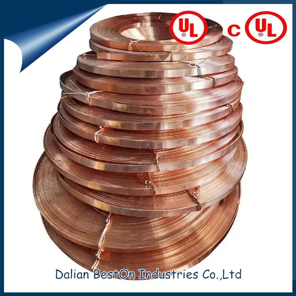 0.15-0.5 mm Electroplating Flat Bar Grounding Conductor for Lightning Protection Grounding