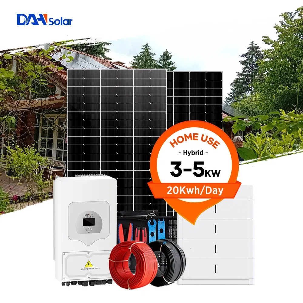 مجموعات الطاقة الشمسية السكنية داه 15kw 20kw 50kw 10kw نظام الطاقة الشمسية الكامل الهجين