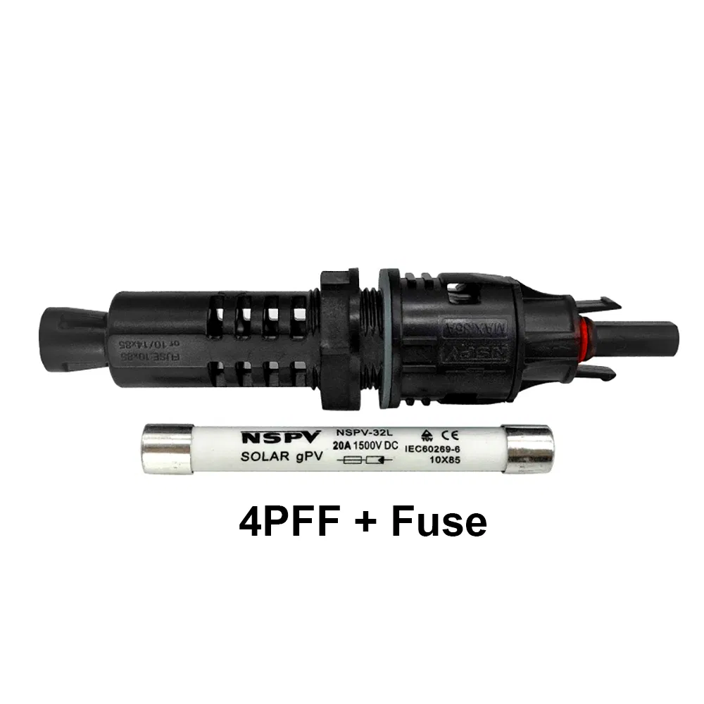 صندوق دمج الفيوزات لمحول الطاقة الشمسية موصل الفيوز DC 1500V 32A إلى 50A