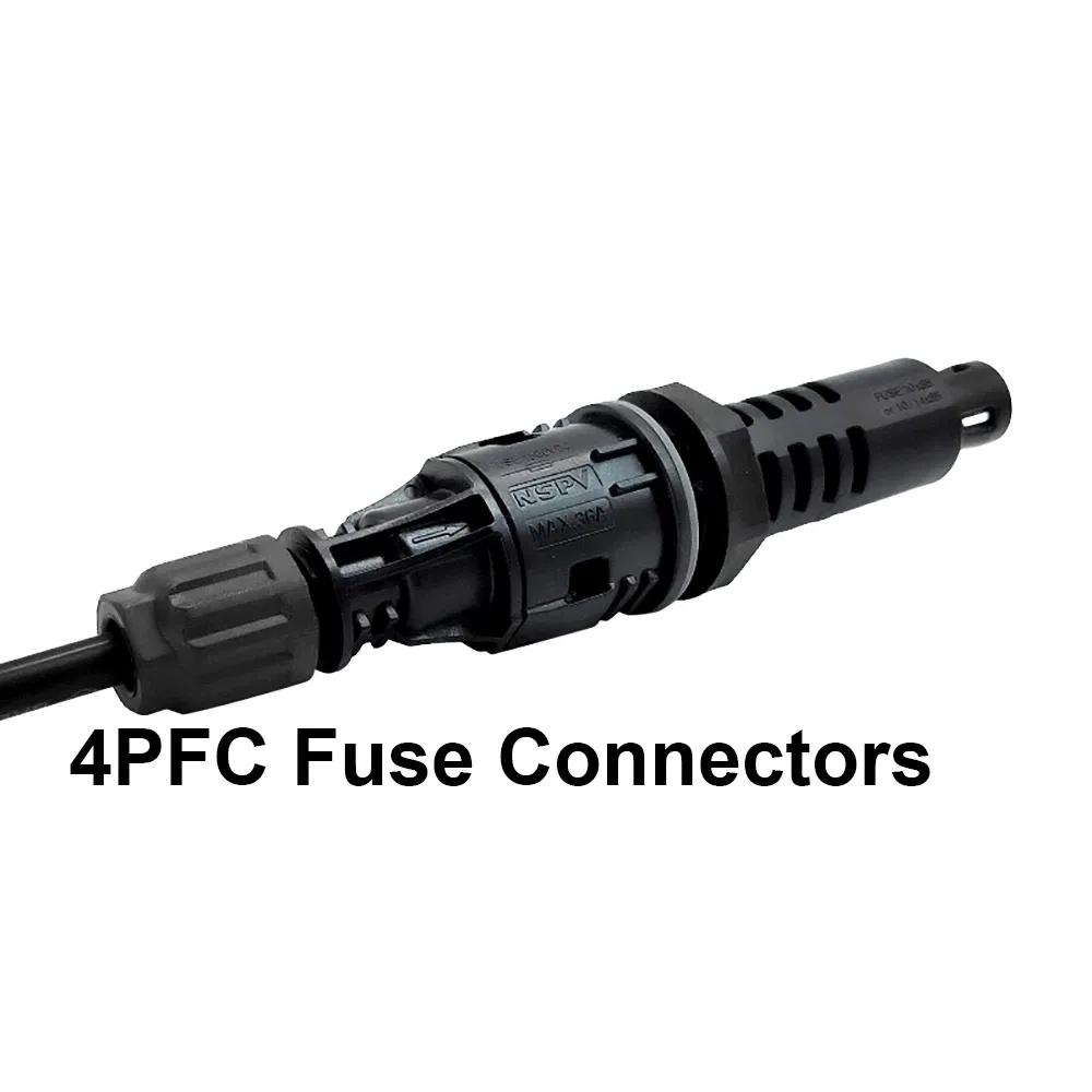صندوق دمج الفيوزات لمحول الطاقة الشمسية موصل الفيوز DC 1500V 32A إلى 50A