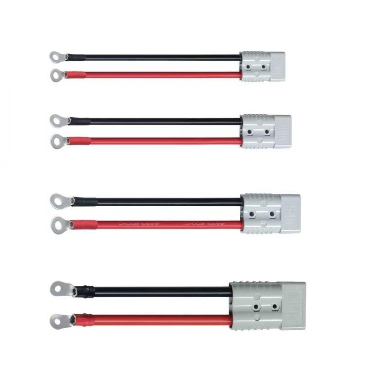 2AWG كابل تمديد بأسلوب أندرسون 4FT 10FT 175A موصلات أندرسون للطاقة توصيل فصل مقبس للألواح الشمسية