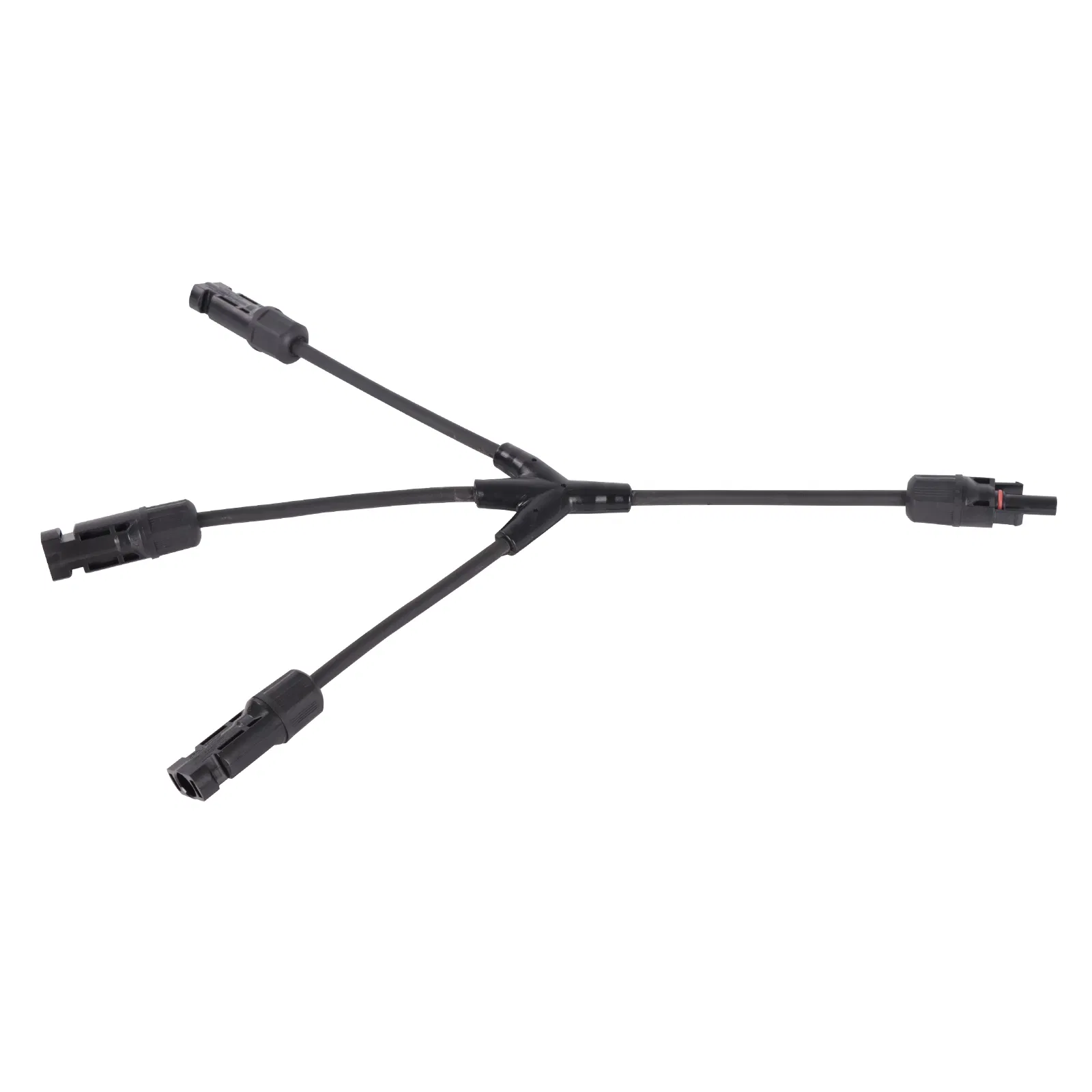 Wspvy3 IP67 6mm 1500V 1000VDC 30A موصل مك للماء 3-in-1 Y3 Y4 كابل تمديد فرعي للطاقة الشمسية من ABS