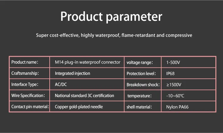 سلك طاقة LED مقاوم للماء صغير 12V سلك مصباح شمسي M12-2core قابس ذكر وأنثى موصلات مصباح شمسي