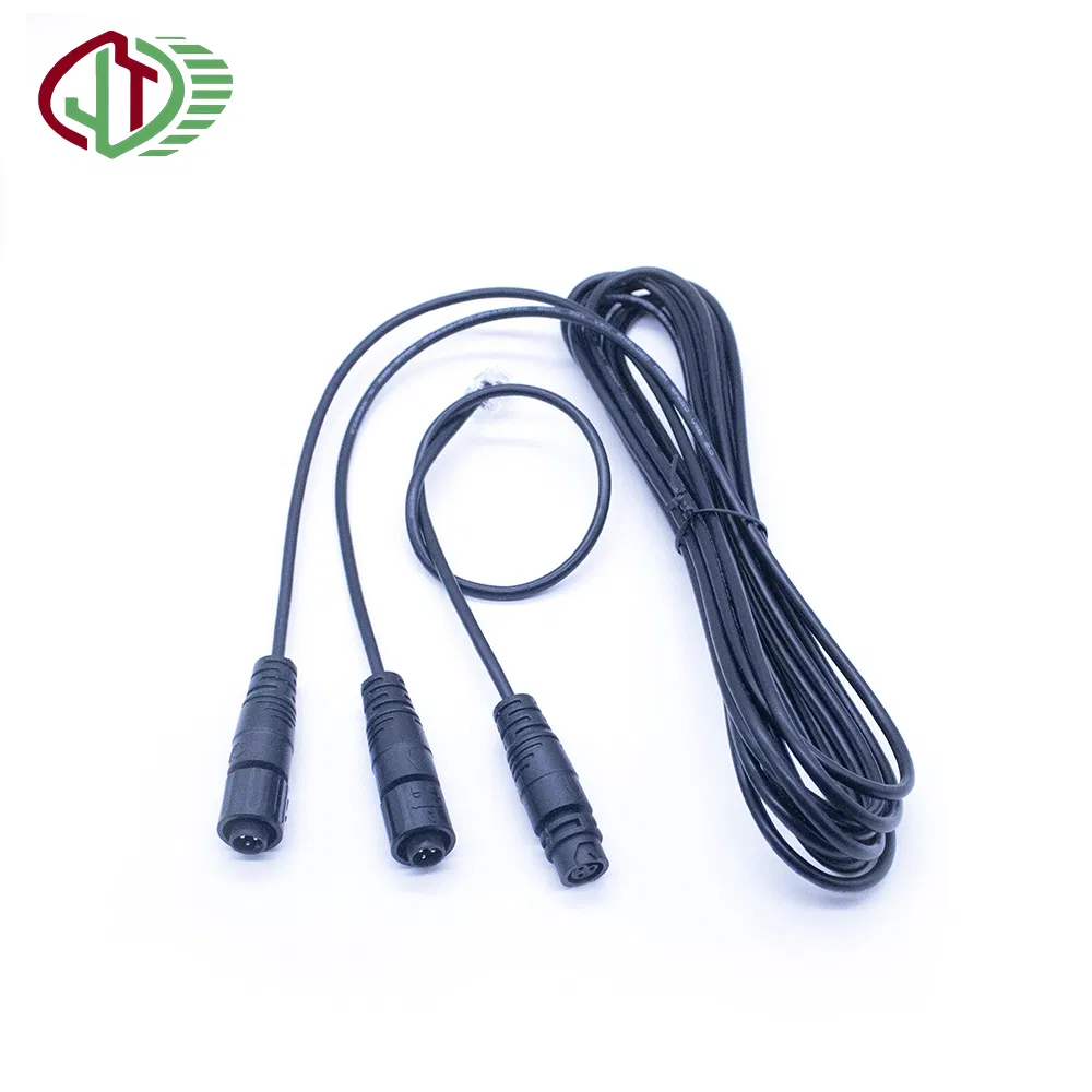 M12 قفل سريع 3 دبوس ذكر أنثى إلى RJ45 إشارة الطاقة كابل ضوء شمسي مقاوم للماء موصل سلك مصباح الشارع