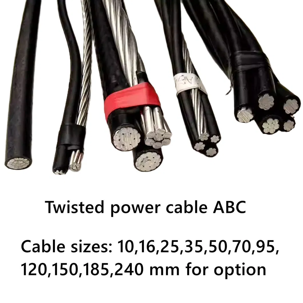 كابل طاقة XLPE PVC تحت الأرض مع موصل نحاسي أو ألمنيوم