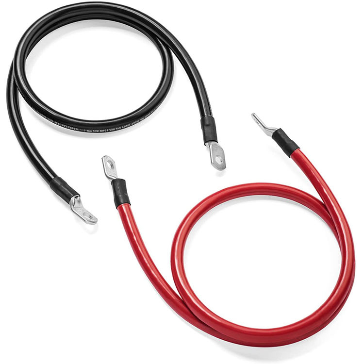 4AWG مجموعة أسلاك كابل البطارية للمحولات، البحرية، الطاقة الشمسية، المركبات الترفيهية