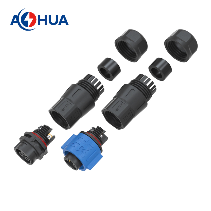 K25 35A موصل كابل شمسي ذكر إلى أنثى 2 سلك دبوس مع كابل تمديد