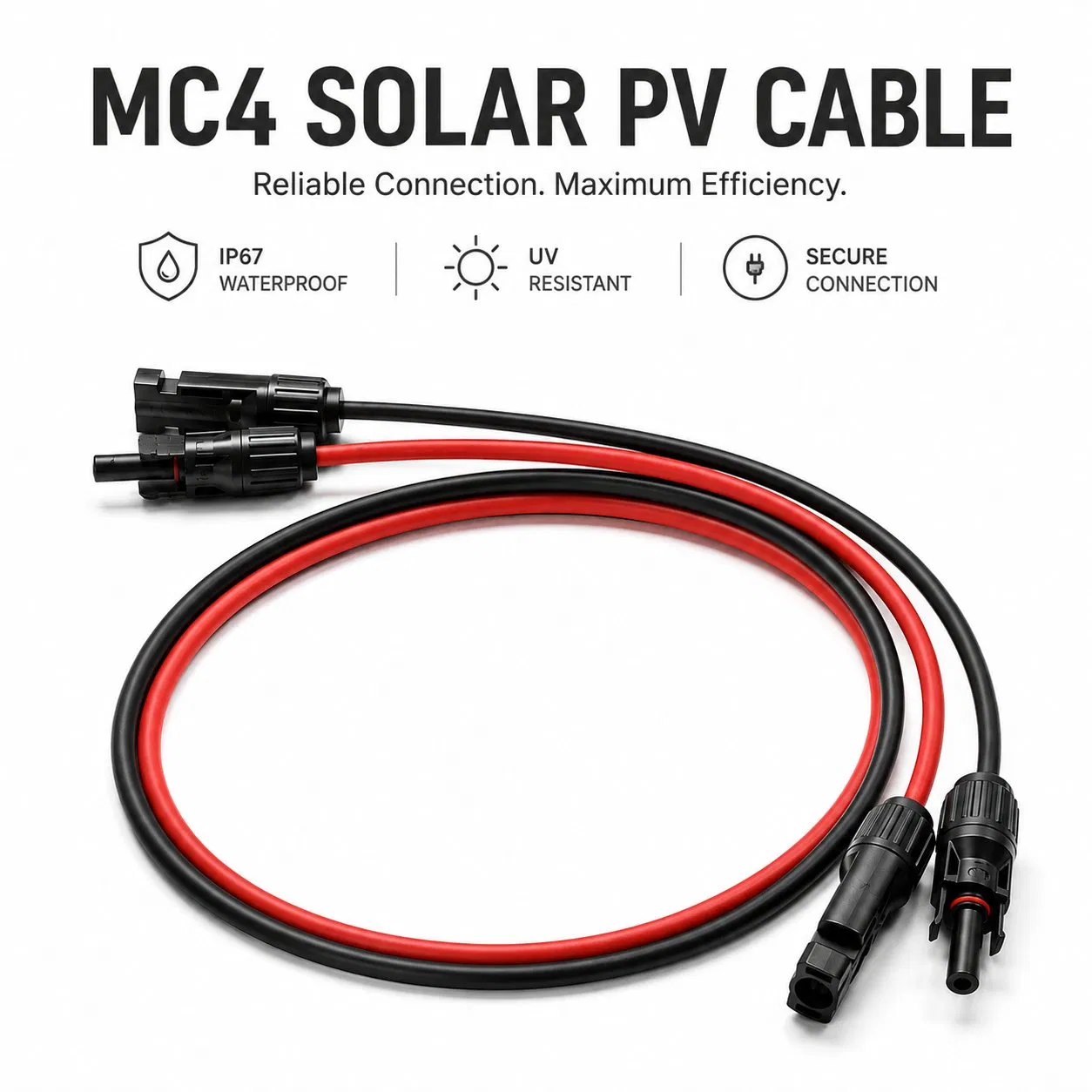 كابل الطاقة الشمسية من النحاس AWG 10 وابلينك مع 6mm2 تمديد كابل الطاقة الشمسية مع Mc4 موصل كابل الطاقة الشمسية لنظام الألواح
