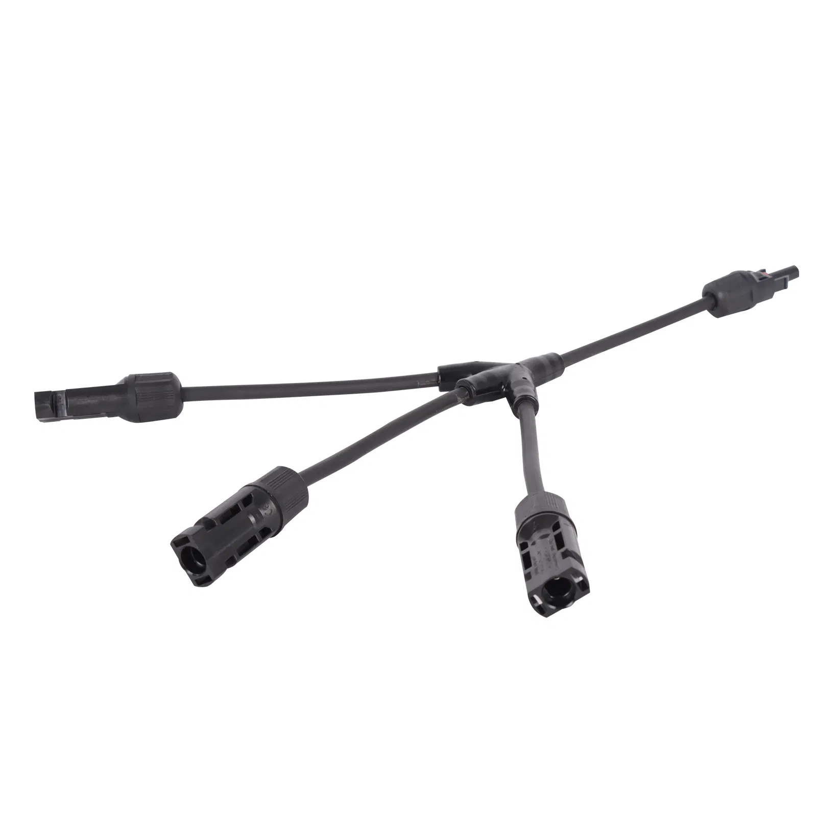 Wspvy3 IP67 6mm 1500V 1000VDC 30A موصل مك للماء 3-in-1 Y3 Y4 كابل تمديد فرعي للطاقة الشمسية من ABS