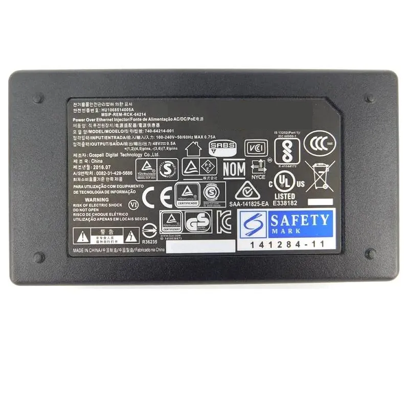 902-0162-CH00 محول جديد للطاقة عبر الإيثرنت (PoE) (10/100/1000 ميجابت في الثانية) مع CH في المخزون