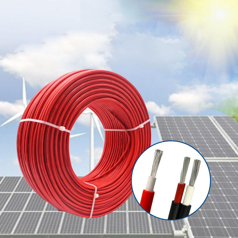 كابل شمسية نحاسية مغطاة بالقصدير عالية الأداء PV1-Fsingle-Core