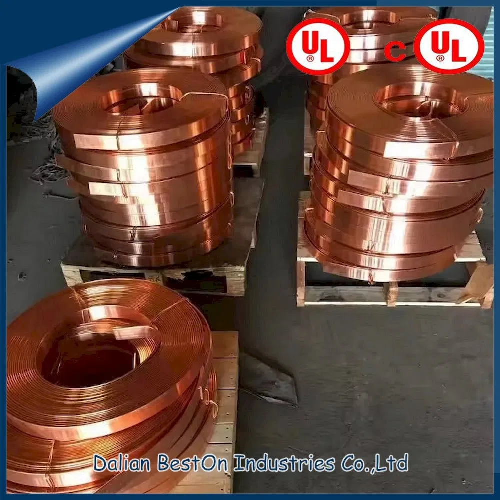 0.15-0.5 mm Electroplating Flat Bar Grounding Conductor for Lightning Protection Grounding