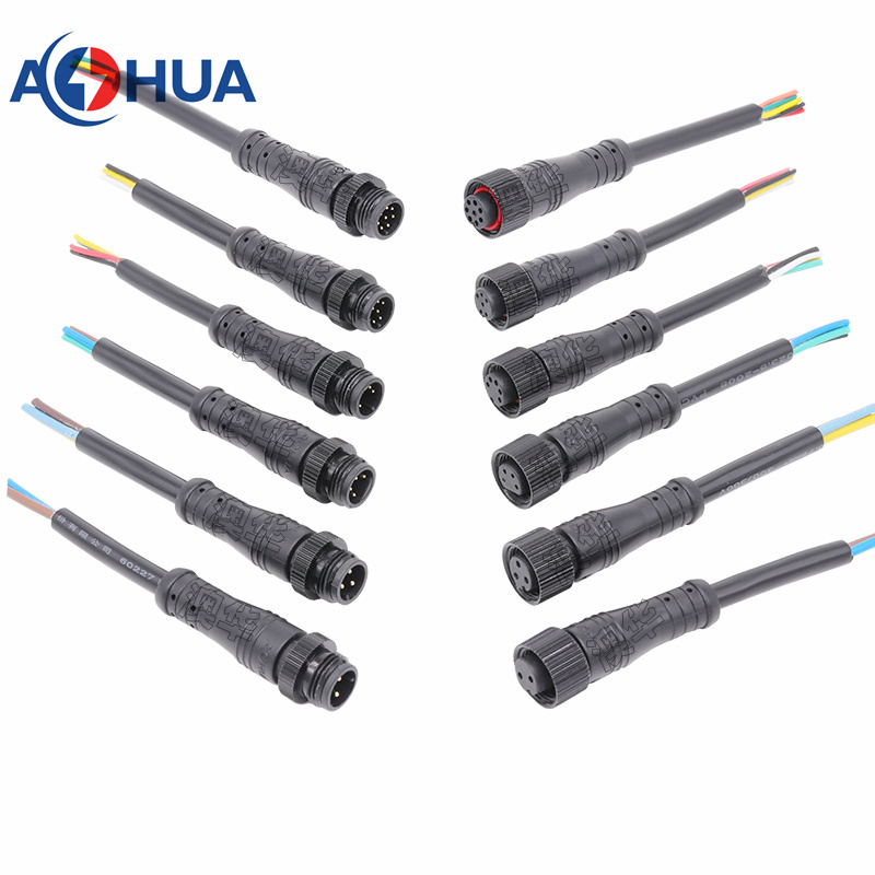 معدن 2 3 4 5 6 8 دبوس ذكر أنثى نظام الطاقة الشمسية تخزين الطاقة موصل 110V 60V موصل كهربائي دائري للطاقة السلكية