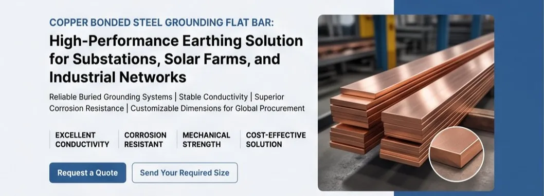 25 X 3 mm Flat Bar Grounding Conductor for Rail Transit Grounding