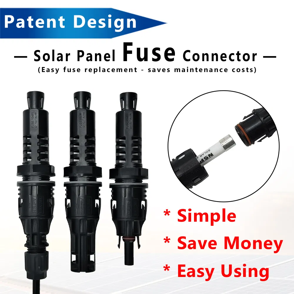 صندوق دمج الفيوزات لمحول الطاقة الشمسية موصل الفيوز DC 1500V 32A إلى 50A