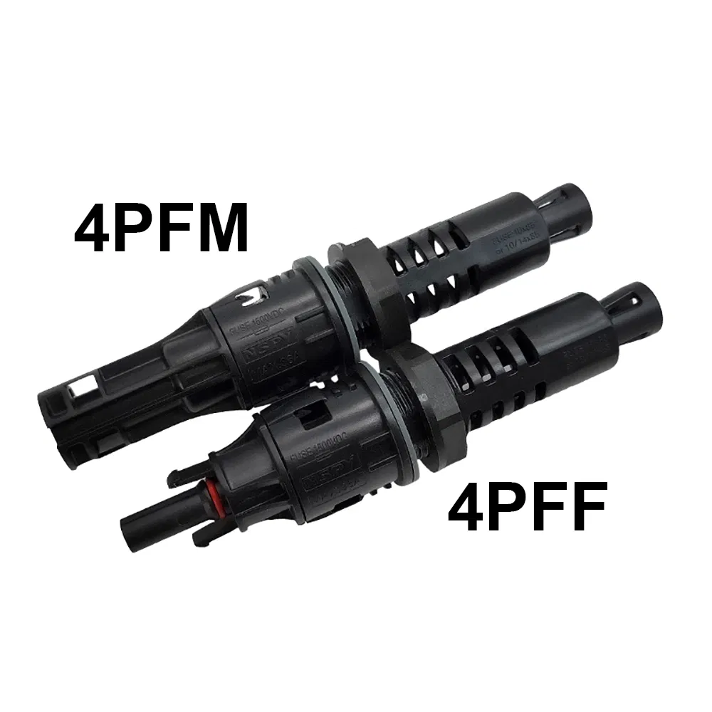 صندوق دمج الفيوزات لمحول الطاقة الشمسية موصل الفيوز DC 1500V 32A إلى 50A