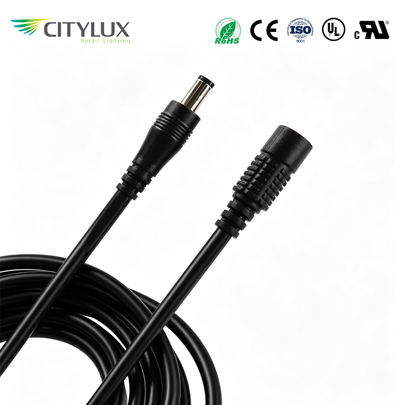 16 20 22 كابل XLPE AWG 2 دبوس DC5521 5525 موصل جاك ذكر أنثى محول سلك تمديد