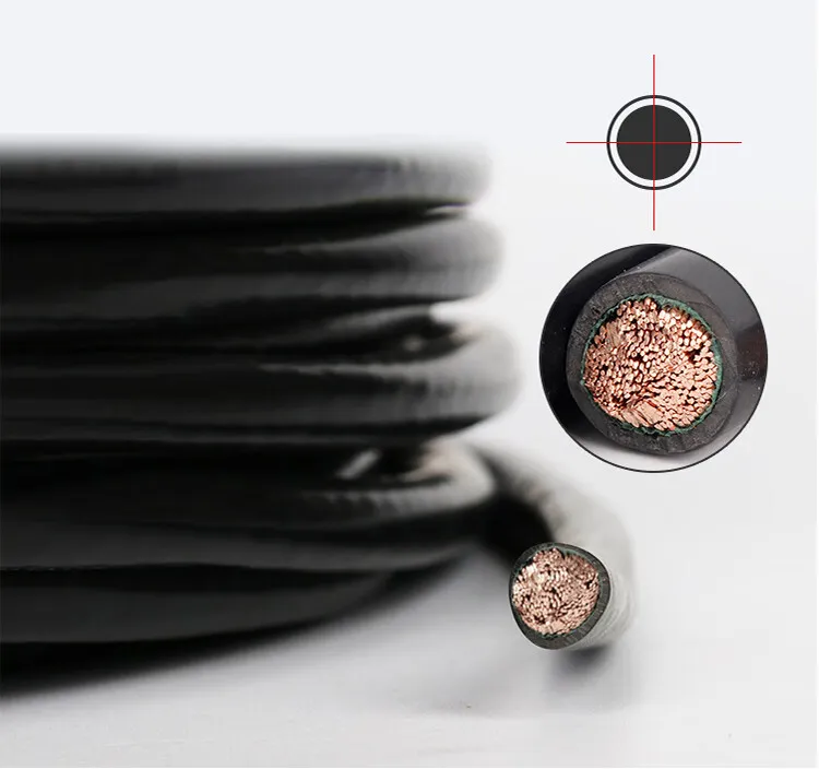 محول الطاقة الشمسية DC 25mm2 كابل البطارية 2AWG 4AWG مجموعة أسلاك موصلات طرف البطارية مع لقم للسيارات