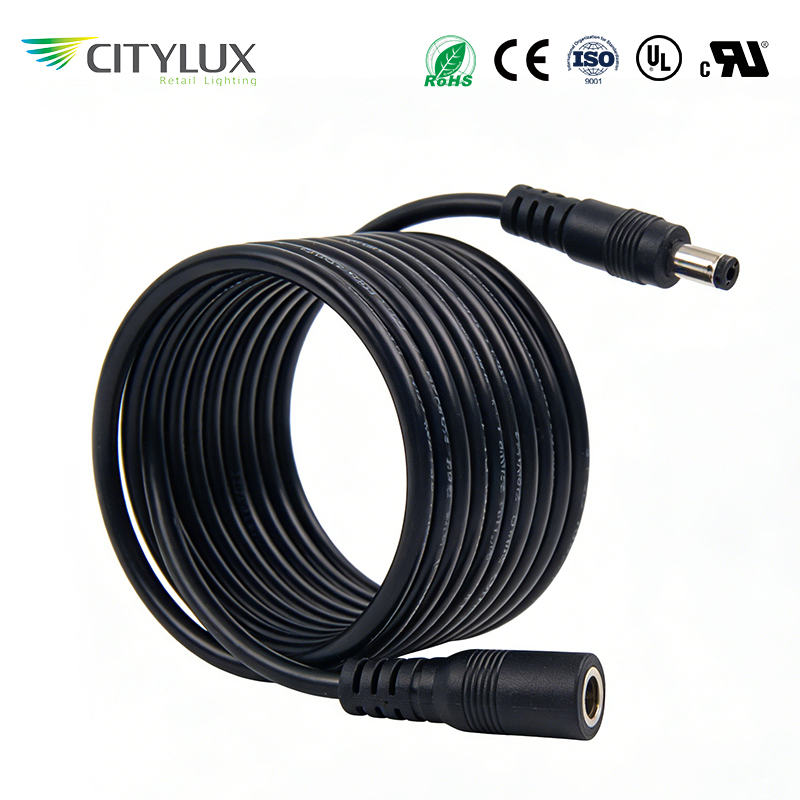 16 20 22 كابل XLPE AWG 2 دبوس DC5521 5525 موصل جاك ذكر أنثى محول سلك تمديد