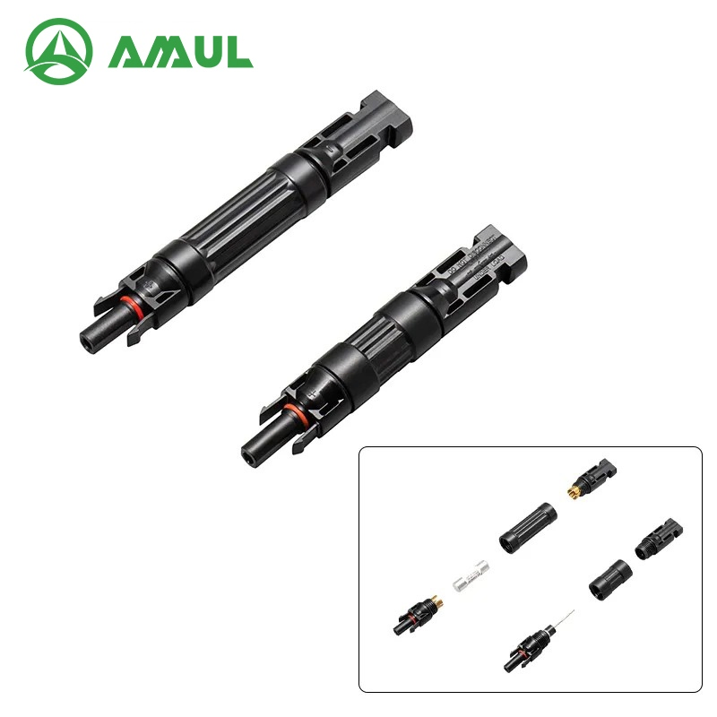 أمول Mc4 50A 1500V موصل شمسي لوحدة الطاقة الشمسية
