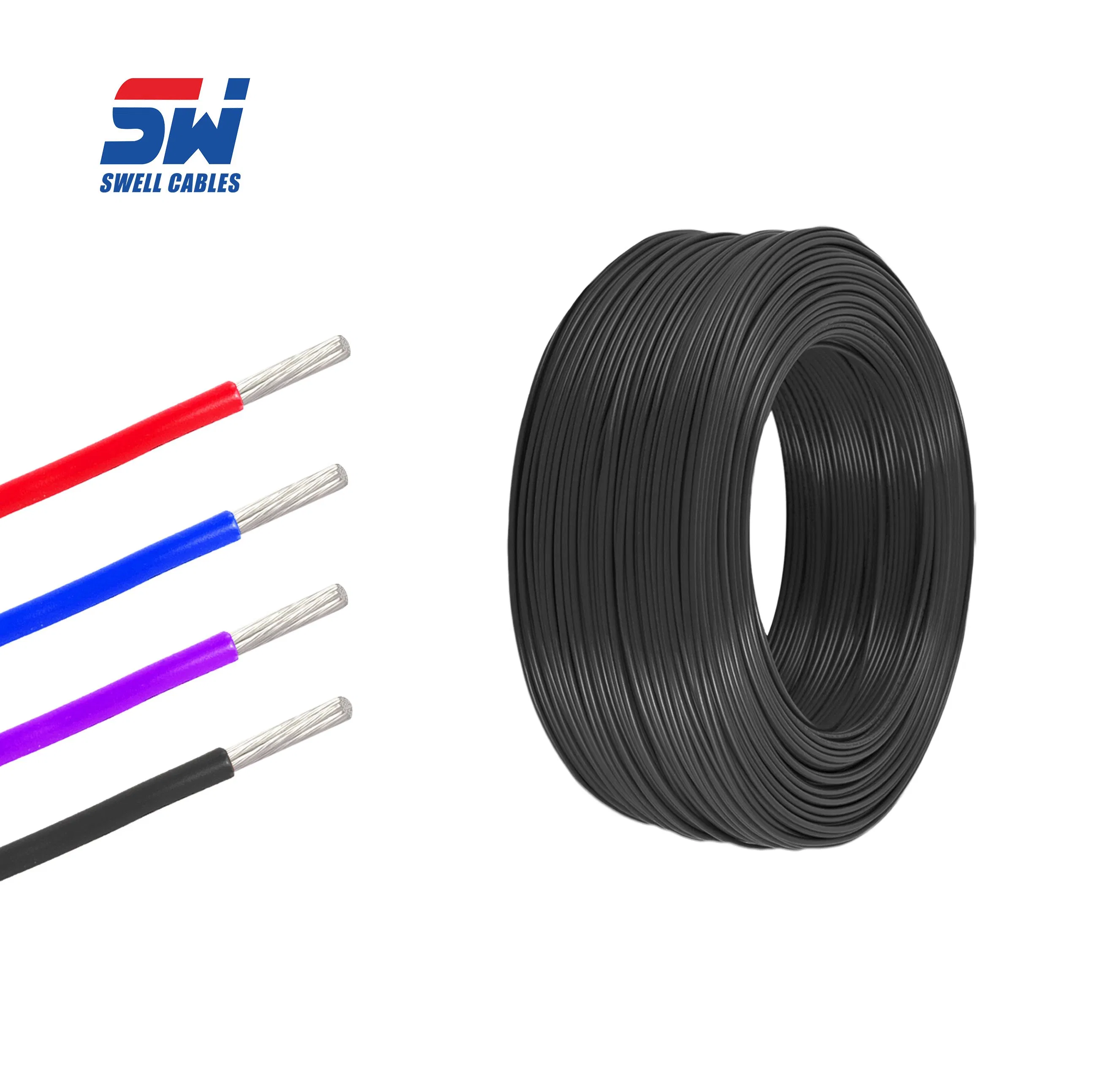 UL3932 سلك إلكتروني عالي الجهد XLPE 14 موصل نحاسي AWG 2000V 125℃ لمحولات الجهد العالي والعواكس الشمسية