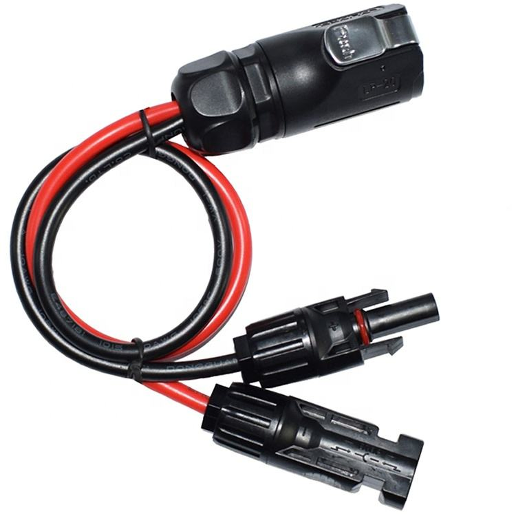10AWG 2 موصل دائري صناعي لتحويل الطاقة إلى كابل شمسي للوحة شمسية محمولة