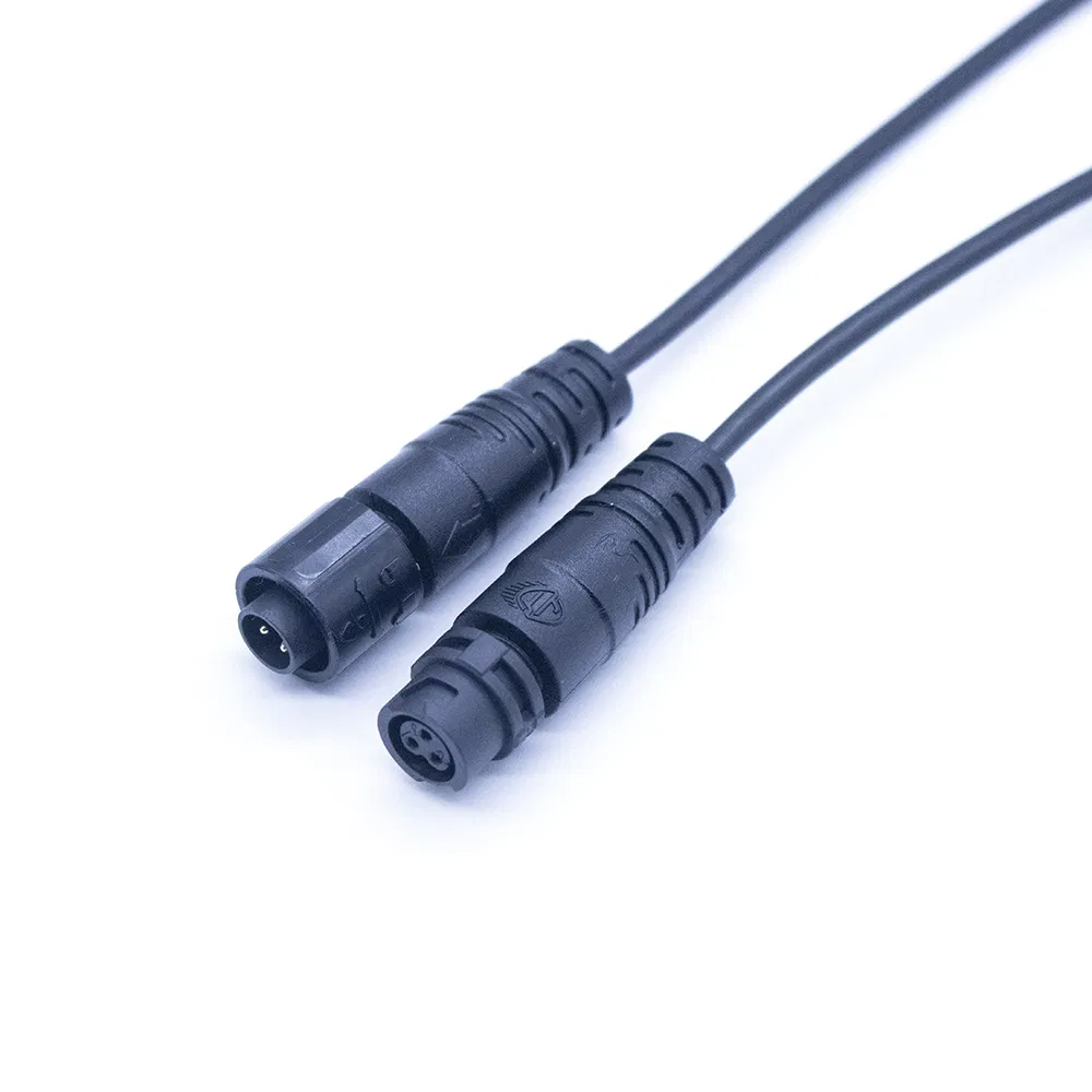 M12 قفل سريع 3 دبوس ذكر أنثى إلى RJ45 إشارة الطاقة كابل ضوء شمسي مقاوم للماء موصل سلك مصباح الشارع