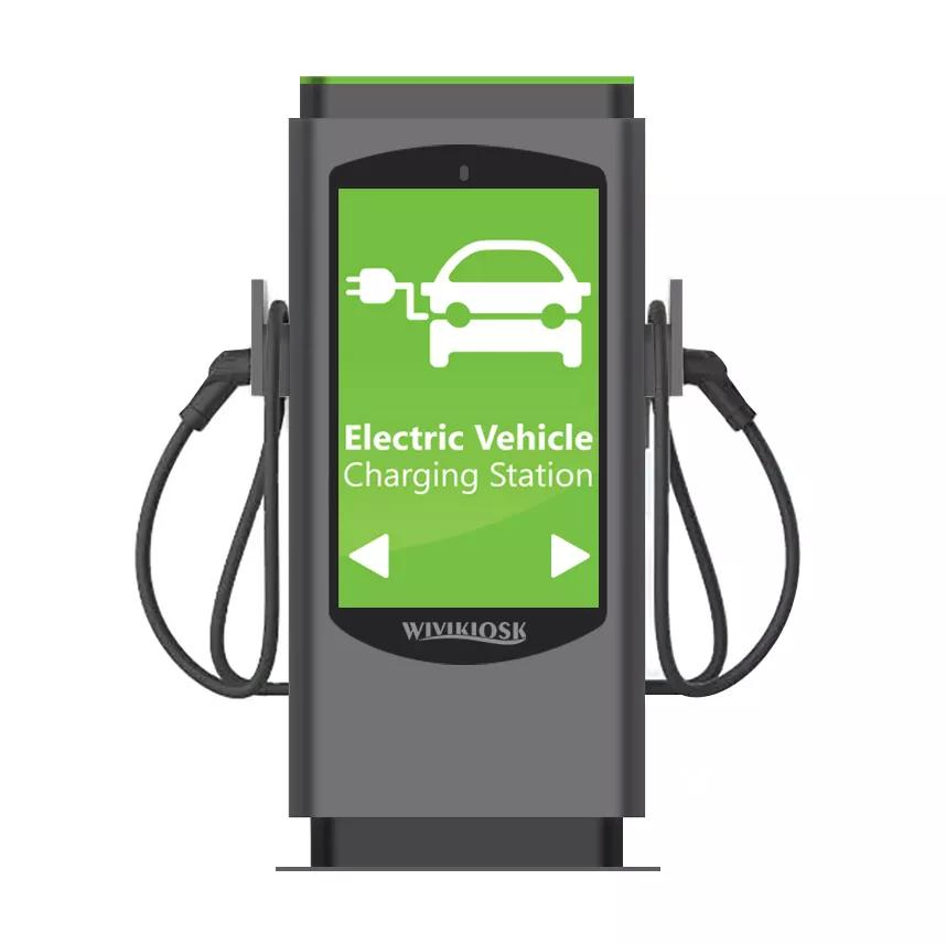 سيارة كهربائية تعمل بالطاقة الشمسية 60kw طاقة تيار مستمر مزدوجة القابس