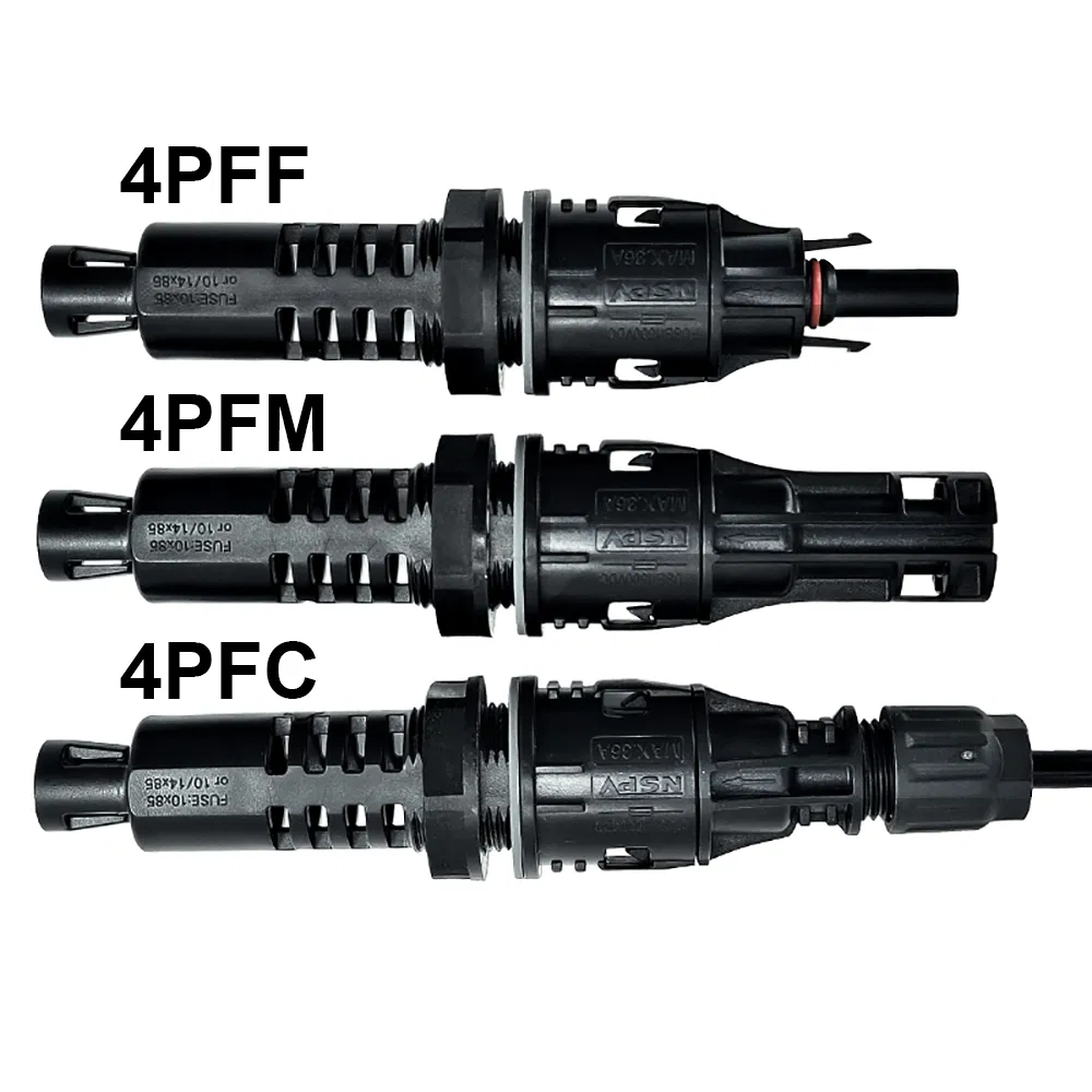 صندوق دمج الفيوزات لمحول الطاقة الشمسية موصل الفيوز DC 1500V 32A إلى 50A