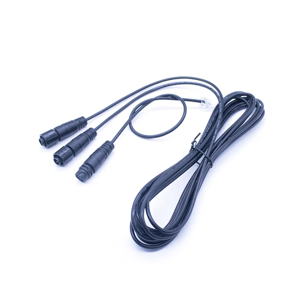 M12 قفل سريع 3 دبوس ذكر أنثى إلى RJ45 إشارة الطاقة كابل ضوء شمسي مقاوم للماء موصل سلك مصباح الشارع