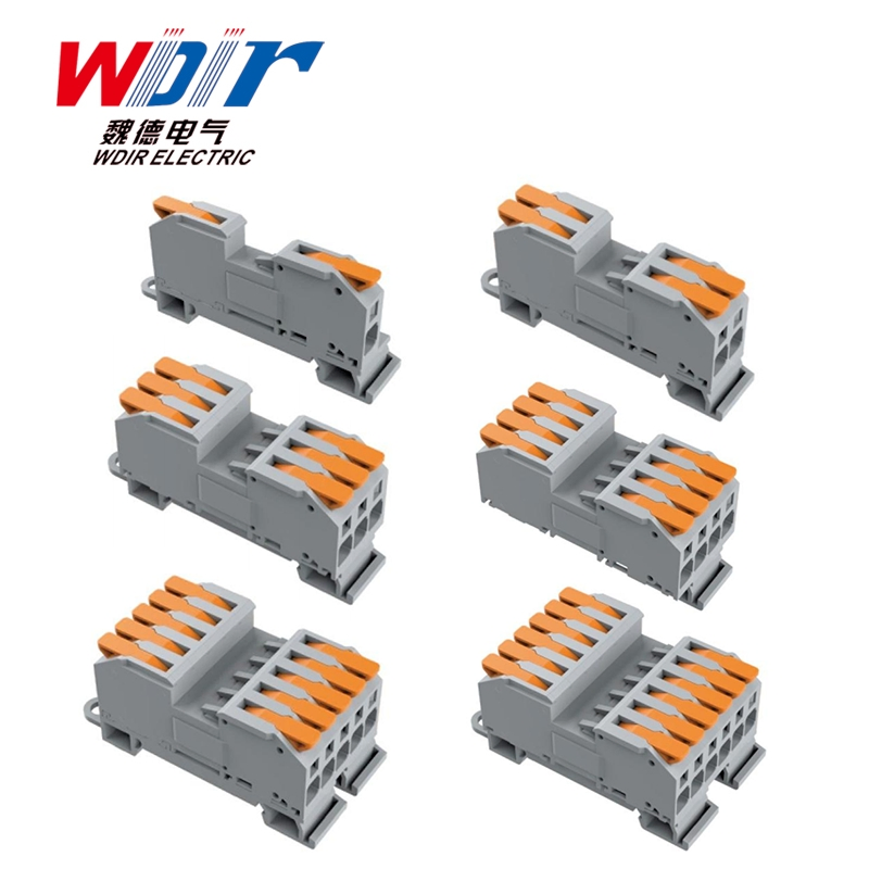موصل سلكي مثبت على سكة مع صندوق تخزين الطاقة Lt-4ffd 450V 32A