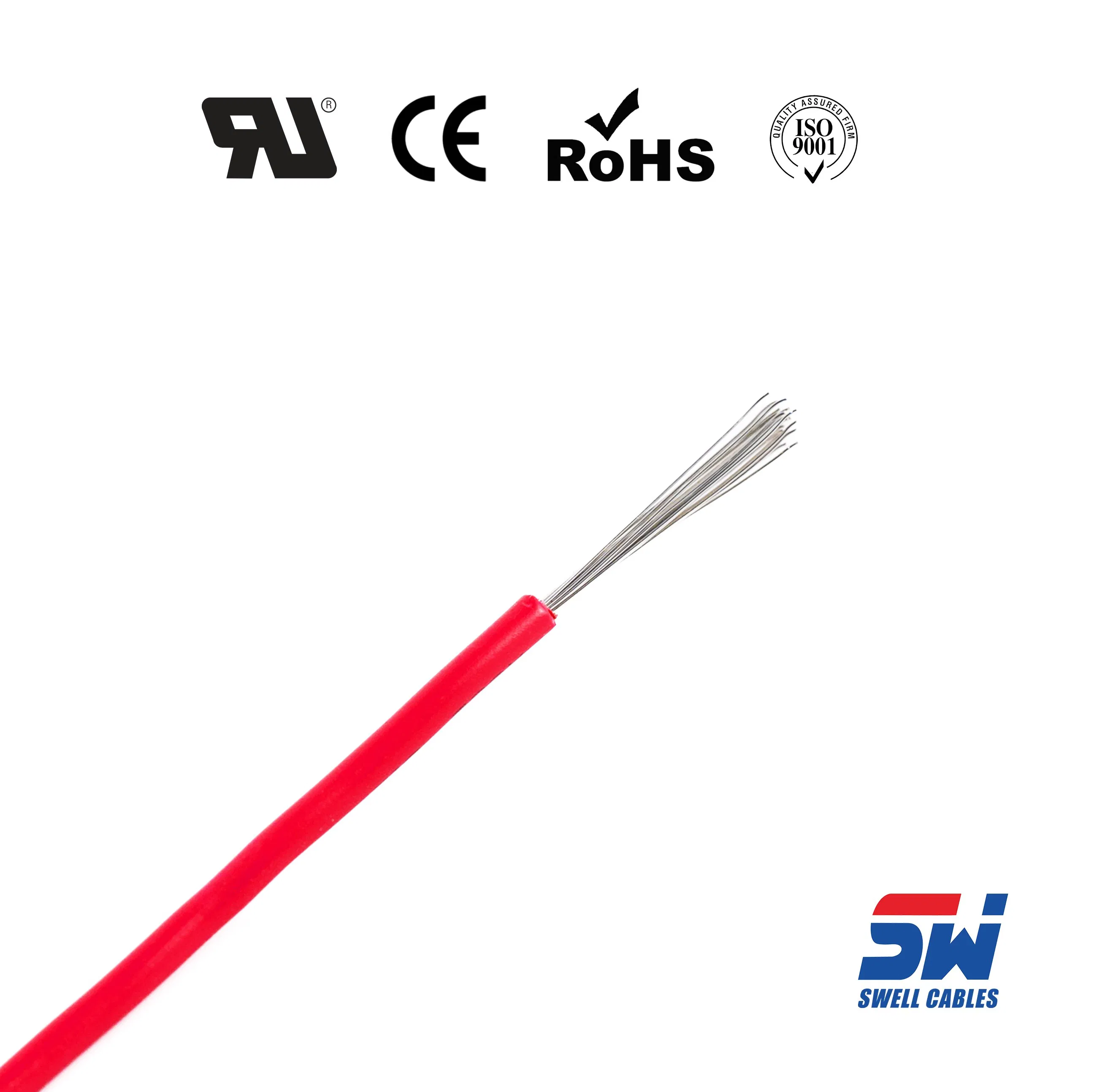 UL11627 سلك إلكتروني عالي الجهد من PVC 14 موصل نحاسي AWG 1000V 105℃ لمحولات الجهد العالي والمحولات الشمسية