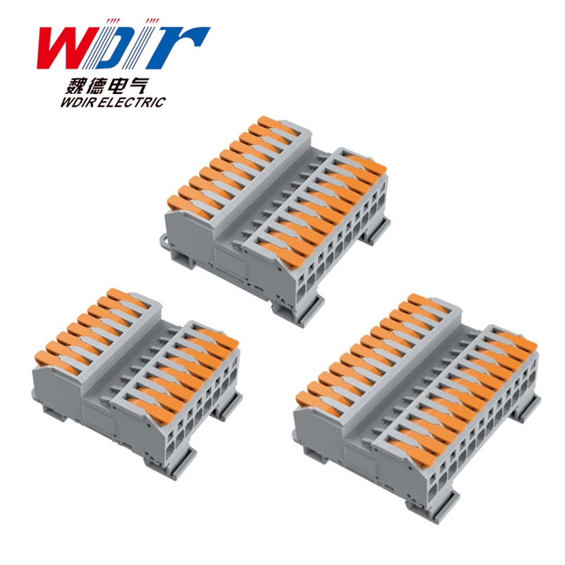 موصل سلكي مثبت على سكة مع صندوق تخزين الطاقة Lt-4ffd 450V 32A