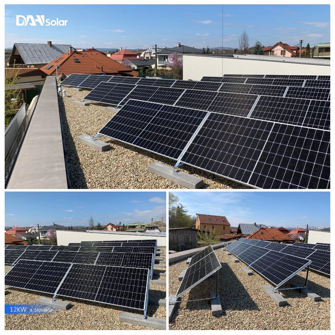 مجموعات الطاقة الشمسية السكنية داه 15kw 20kw 50kw 10kw نظام الطاقة الشمسية الكامل الهجين