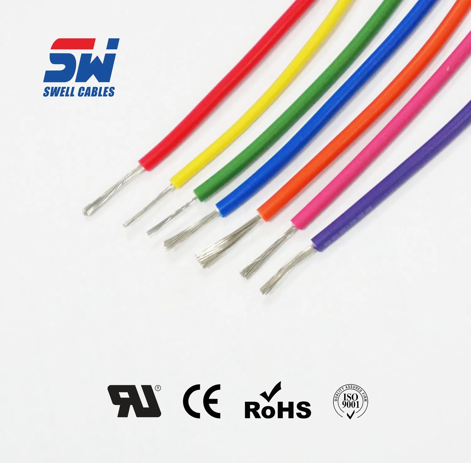 UL3932 سلك إلكتروني عالي الجهد XLPE 14 موصل نحاسي AWG 2000V 125℃ لمحولات الجهد العالي والعواكس الشمسية