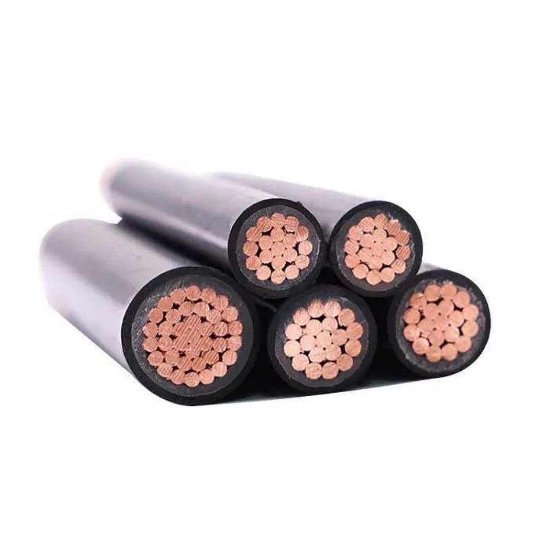كابل طاقة نحاسي منخفض الجهد من نوع XLPE PVC 4X95mm2-4X300 0.6/1kv موصل نحاسي نقي