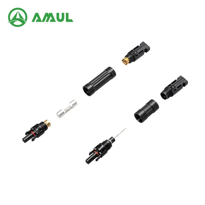 أمول Mc4 50A 1500V موصل شمسي لوحدة الطاقة الشمسية