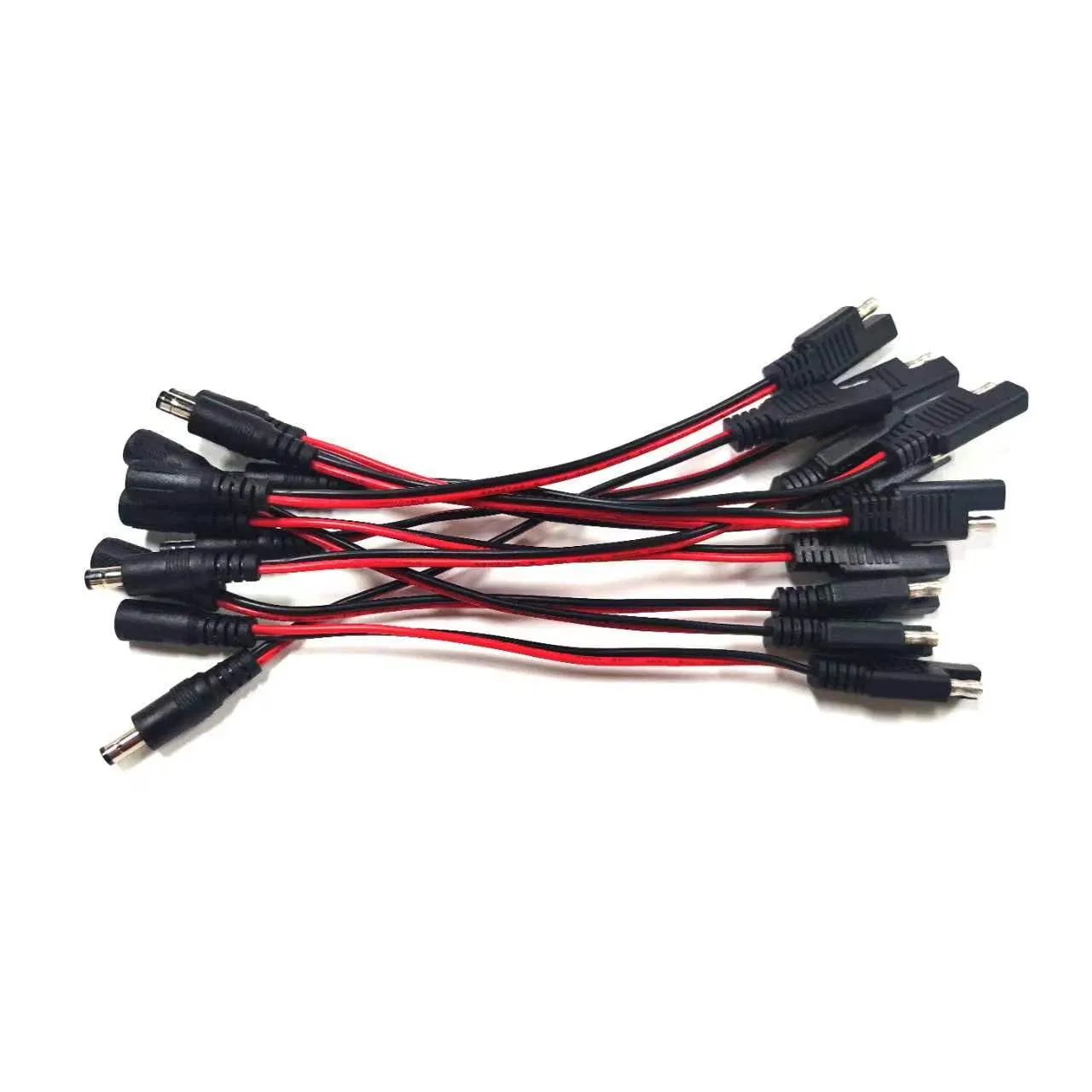 12V موصل كابل الطاقة الأنثوي من DC إلى سلك تمديد SAE محول SAE إلى DC لشاحن الألواح الشمسية وبطارية السيارات RV