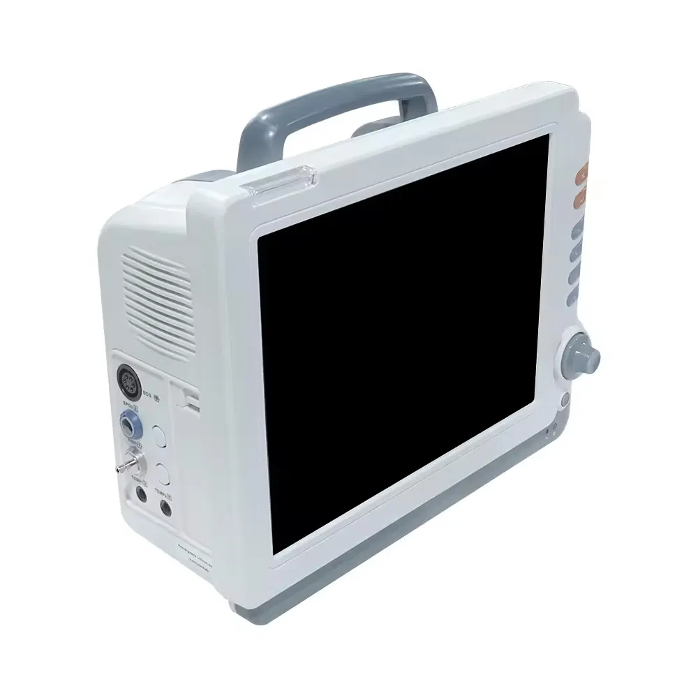 Medical Pet Remote Patient Monitoring Devices Pr ECG Temp SpO2 NIBP Hr Resp 12 Inches Patient Monitor