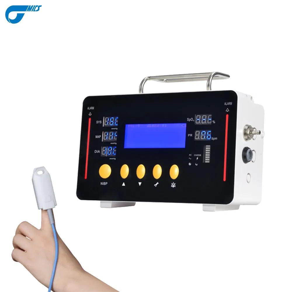 China Manufacture Cmics Vital Sign Portable Tabletop Patient Monitor