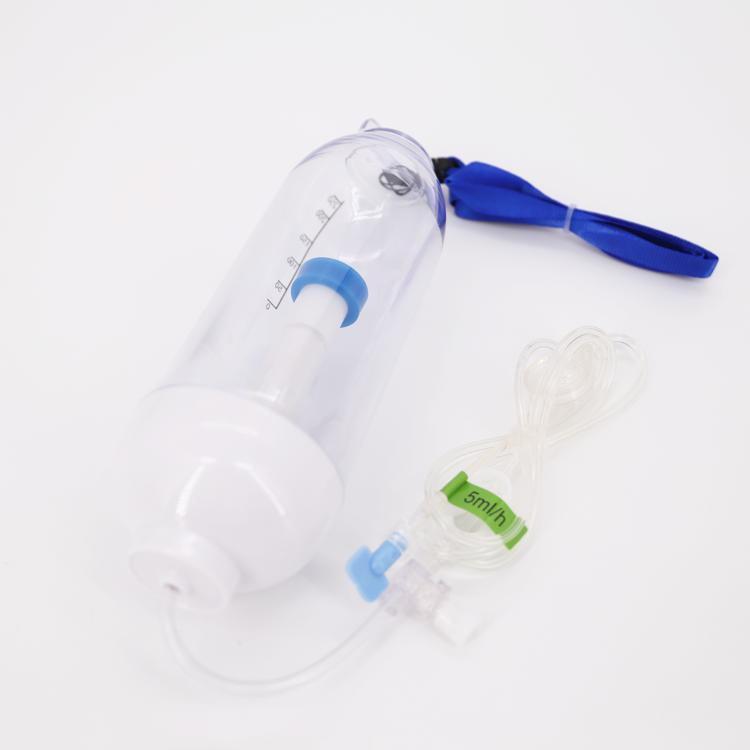 Easy to Control Infusion Pump with Elastic Silicon Capsule