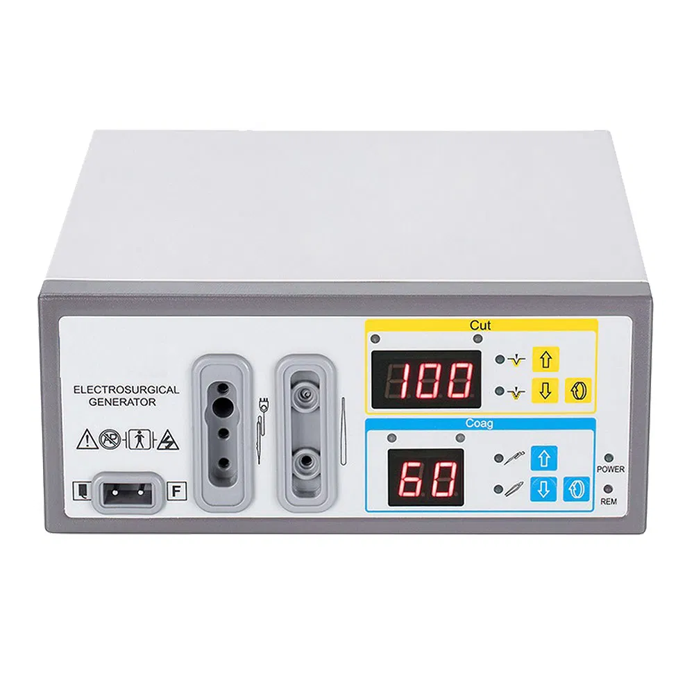 Ltsg12 Cautery Machine Esu 100W Four Mode Hf Portable Digital Surgery Electrosurgical Generator Unit for Cutting Surgical