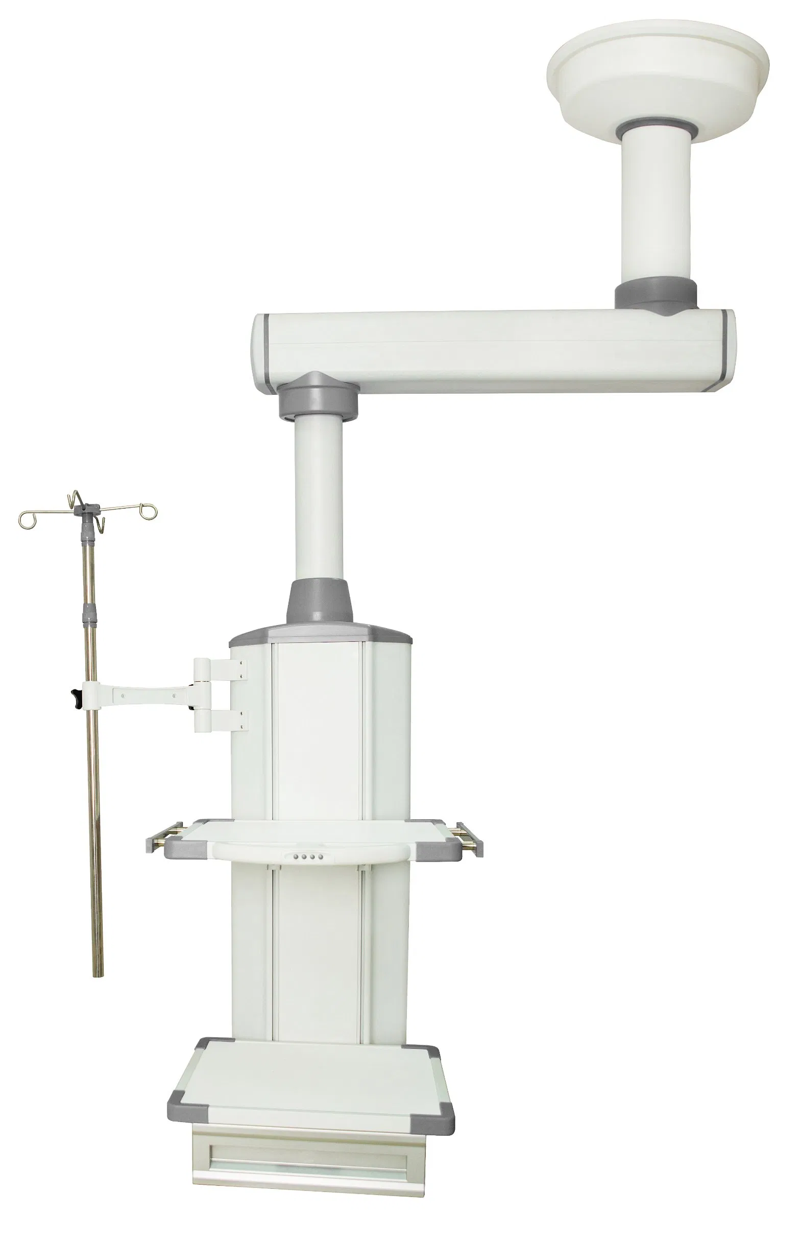 Single Arm Medical Pendant for ICU Electric Ceiling Operating Endoscope with Surgical Features Oxygen Bridge