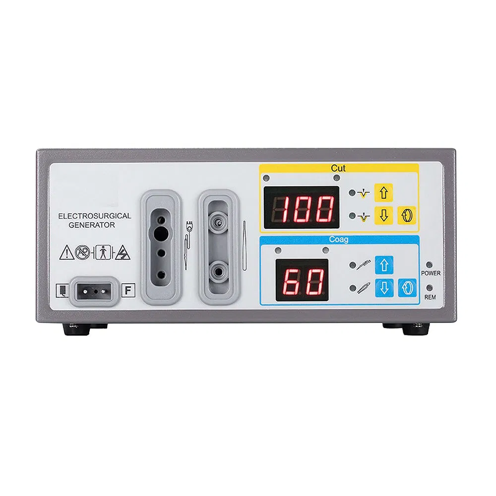 Ltsg12 Cautery Machine Esu 100W Four Mode Hf Portable Digital Surgery Electrosurgical Generator Unit for Cutting Surgical