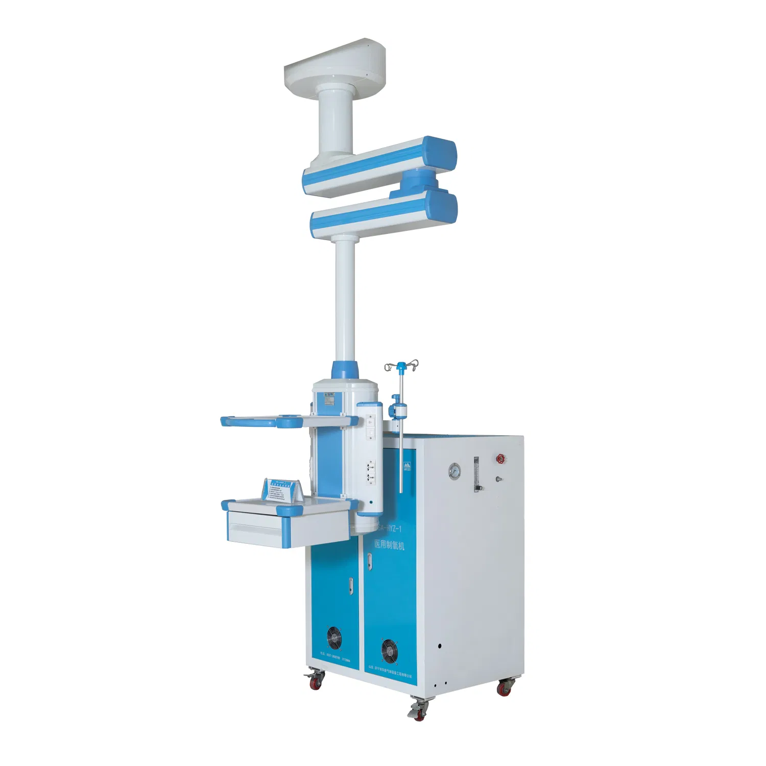 Mt Medical Double Arm Mechanical Oxygen Equipment Bridge Hospital Operating Ceiling Pendant for ICU