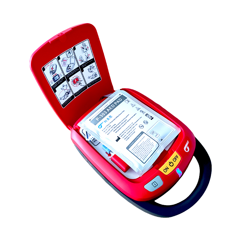 Aed Defibrillator (Automatic External Defibrillator) for First Aid of Cardiac Sudden Death