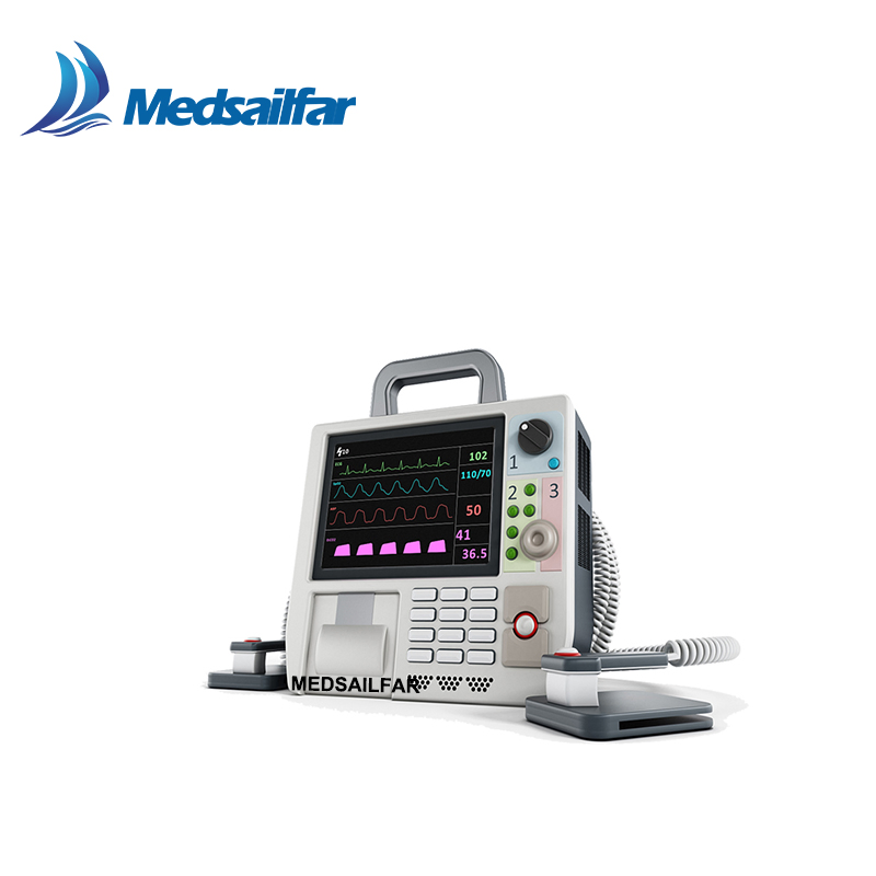 Reusable Biphasic Heart Diagnostics Portable Automatic Cardiac Defibrillator